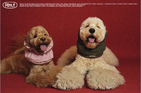 Pēnut Christmas Puff Little Holiday Ear Snood
