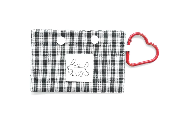 Pēnut Black & White Ear Snood, Bandana & Walk Pouch