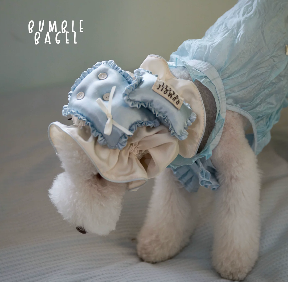 Bumble Bagel Little Bluebonnet Dog Ear Snood