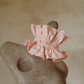 Pēnut Pink Polka Dot Cotton Dog Ear Snood