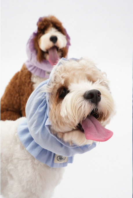 Pēnut Summer Bubble Cotton Ear Snood- Blue & Purple Tones
