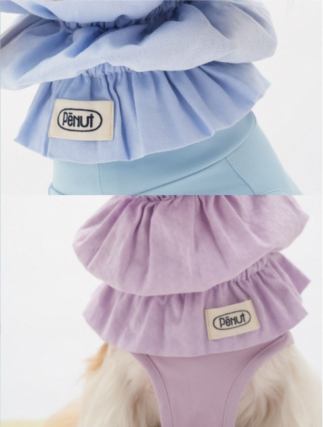 Pēnut Summer Bubble Cotton Ear Snood- Blue & Purple Tones