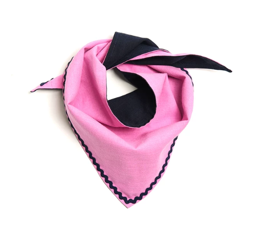 Pēnut Navy & Pink Ear Snood & Bandana
