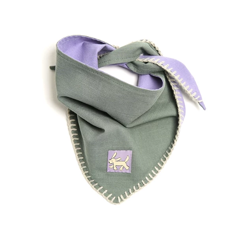 Pēnut Teal & Lavender Ear Snood & Bandana