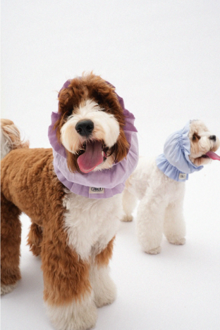 Pēnut Summer Bubble Cotton Ear Snood- Blue & Purple Tones