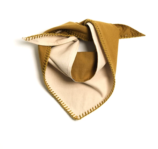 Pēnut Off-White & Mustard Ear Snood & Bandana