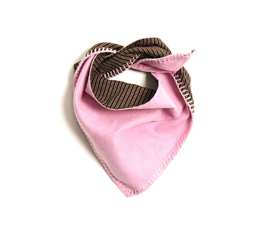 Pēnut Pink Stripe Ear Snood & Bandana
