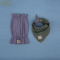 Pēnut Teal & Lavender Ear Snood & Bandana