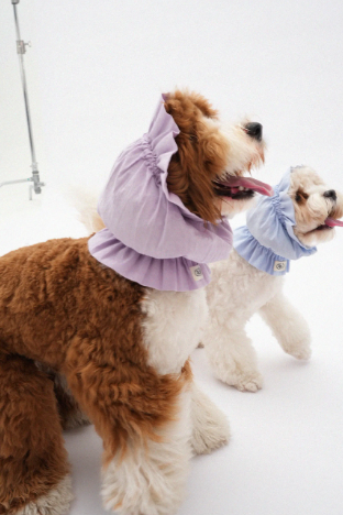 Pēnut Summer Bubble Cotton Ear Snood- Blue & Purple Tones