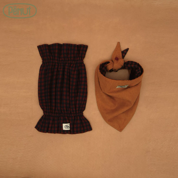 Pēnut Christmas Chestnut Ear Snood & Bandana