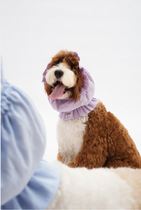 Pēnut Summer Bubble Cotton Ear Snood- Blue & Purple Tones